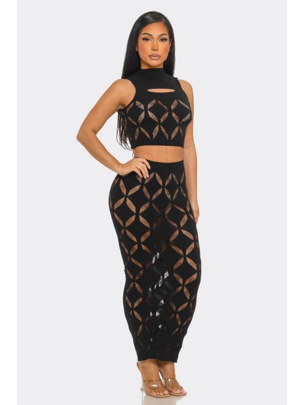 Chic Geometry Two-Piece